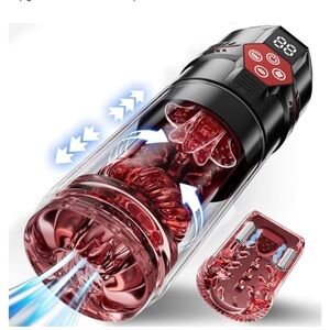Electric Male Toy with 12 Suction & 7 Motion Modes – Enlarger & Massager